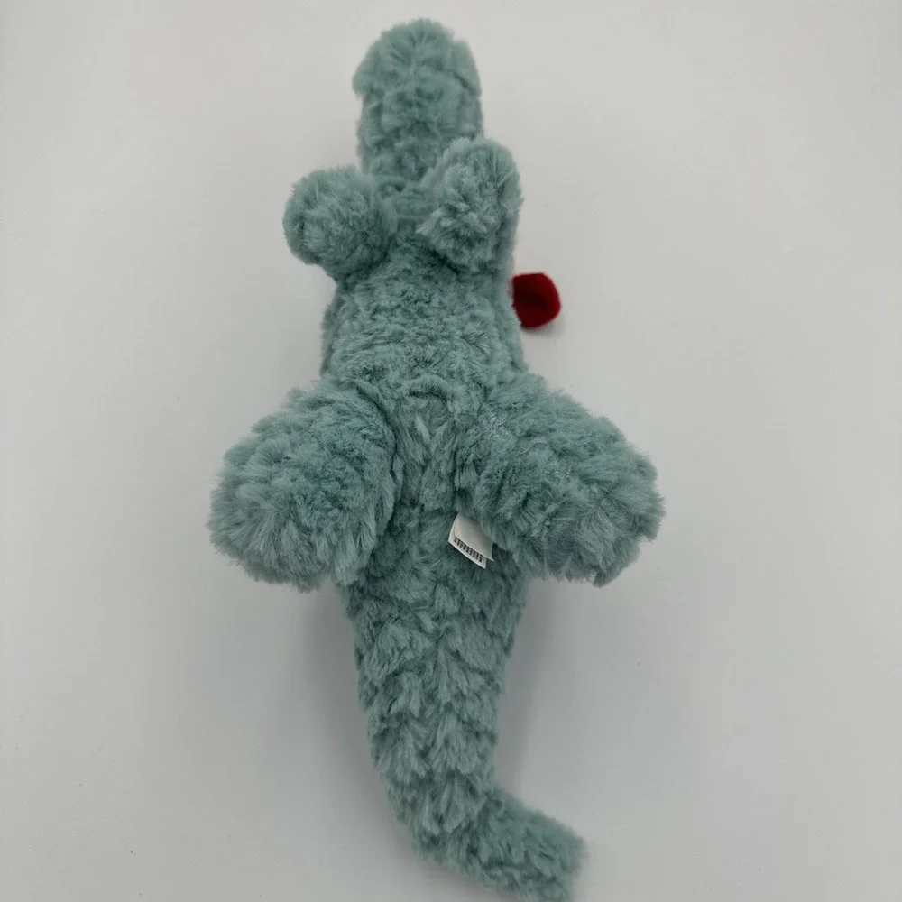 Manhattan Toy‎ Blue Little Jurassics Nibble T-Rex Dinosaur Dino Plush 2016 Santa